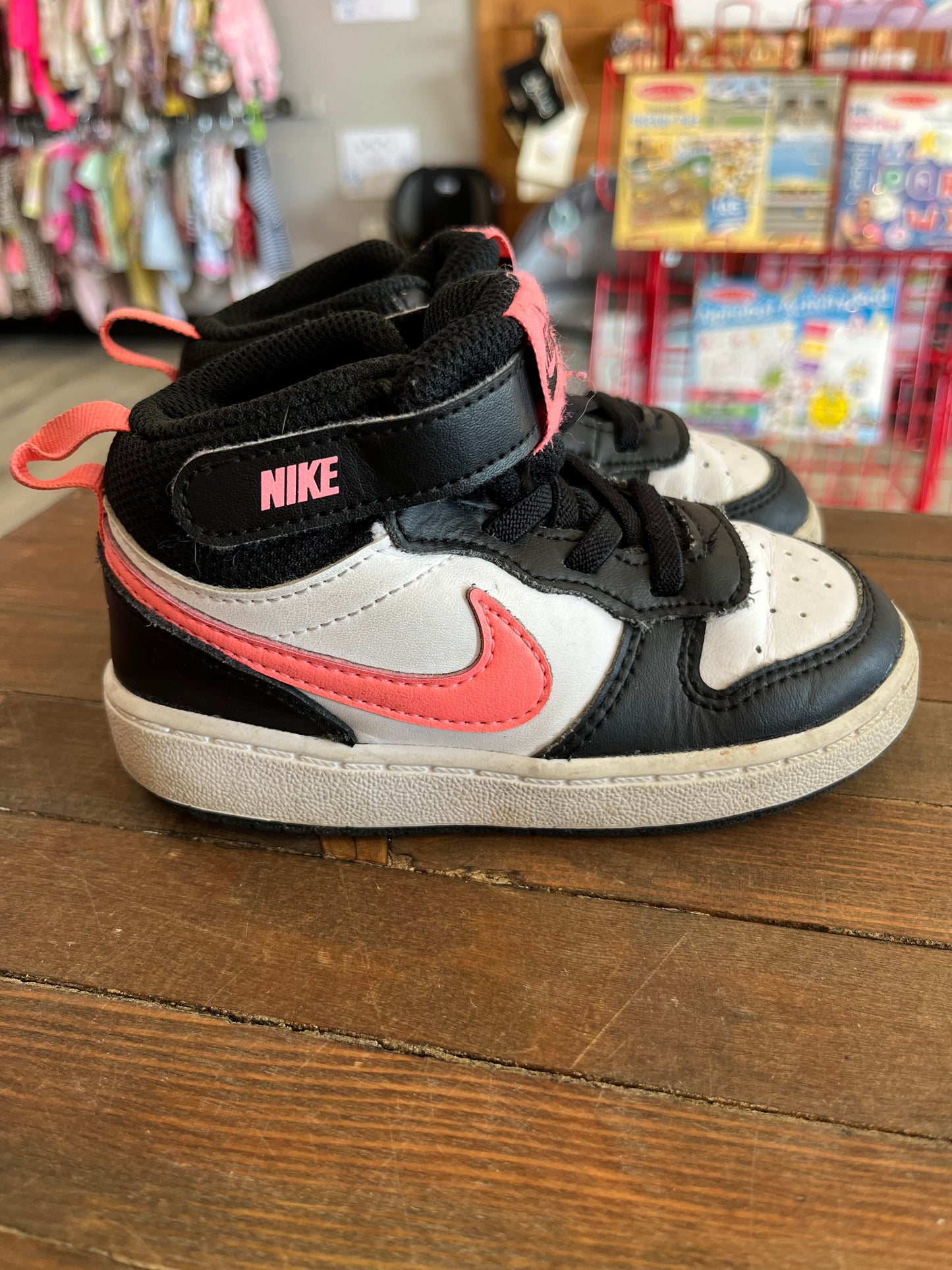 Nike Court Borough Mid 2 Toddler Girls Sneakers 8C