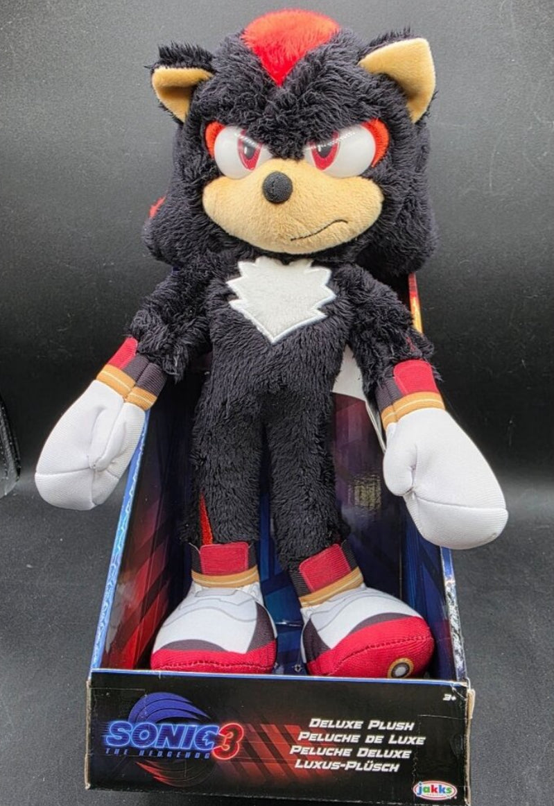 Sonic the Hedgehog 3 Shadow Deluxe 13" Plush.