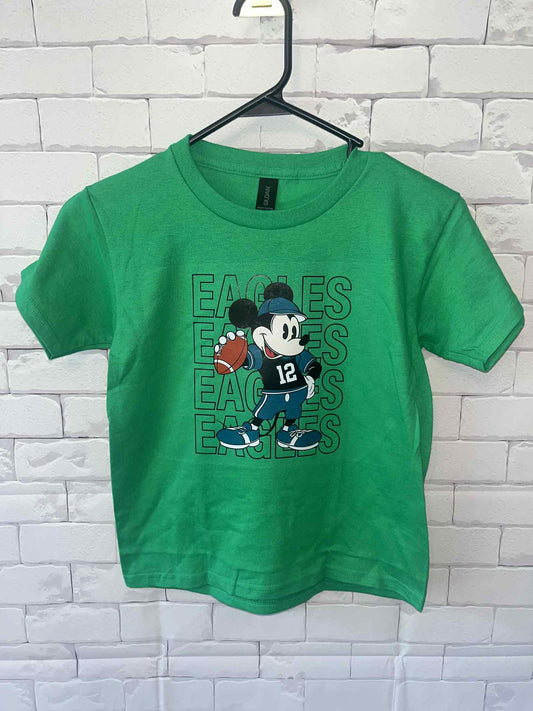 Philadelphia Eagles Mickey Mouse Custom Made T Shirt