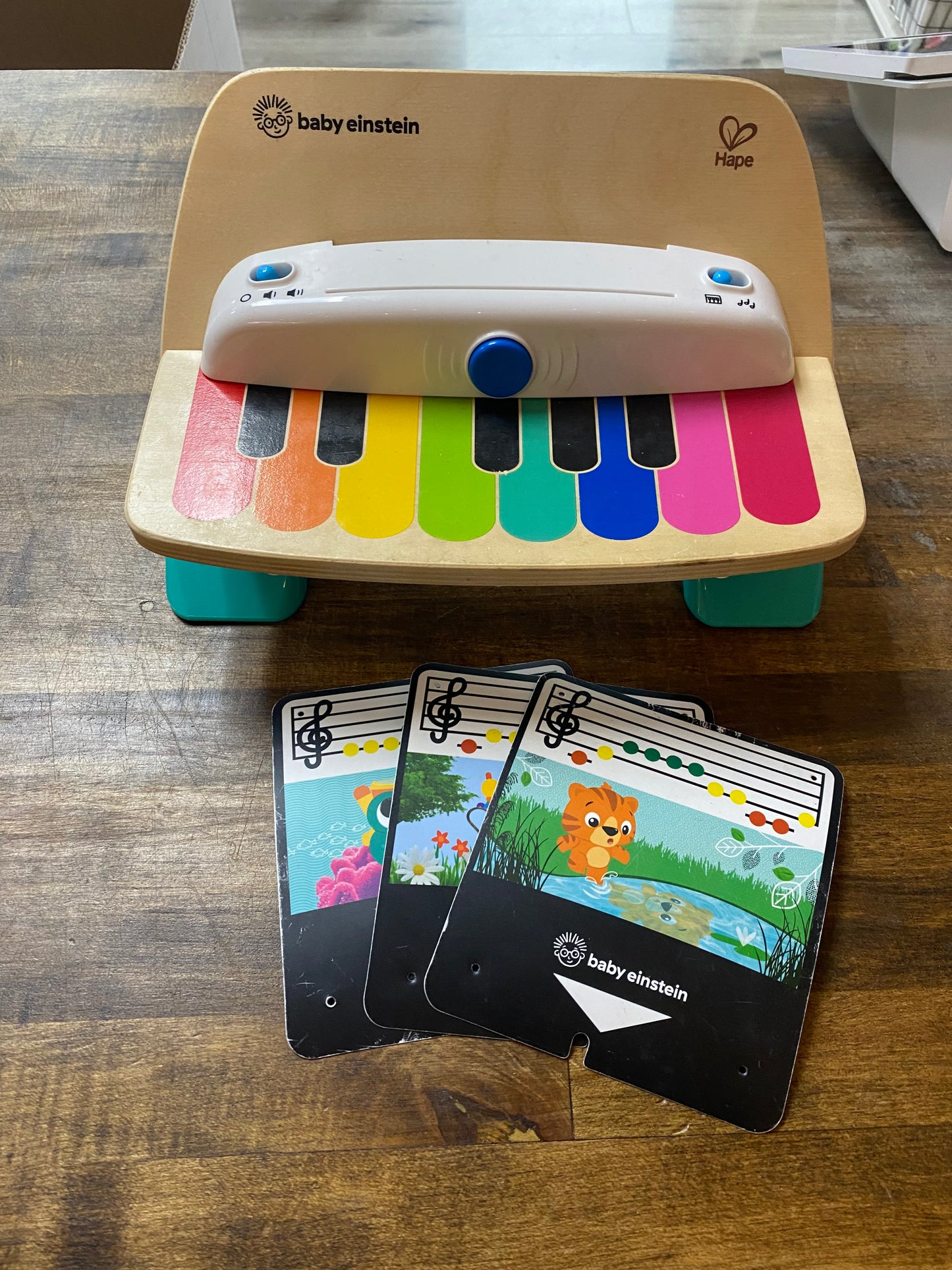 Hape And Baby Einstein Magic Touch Piano Wooden Musical Toddler Toy