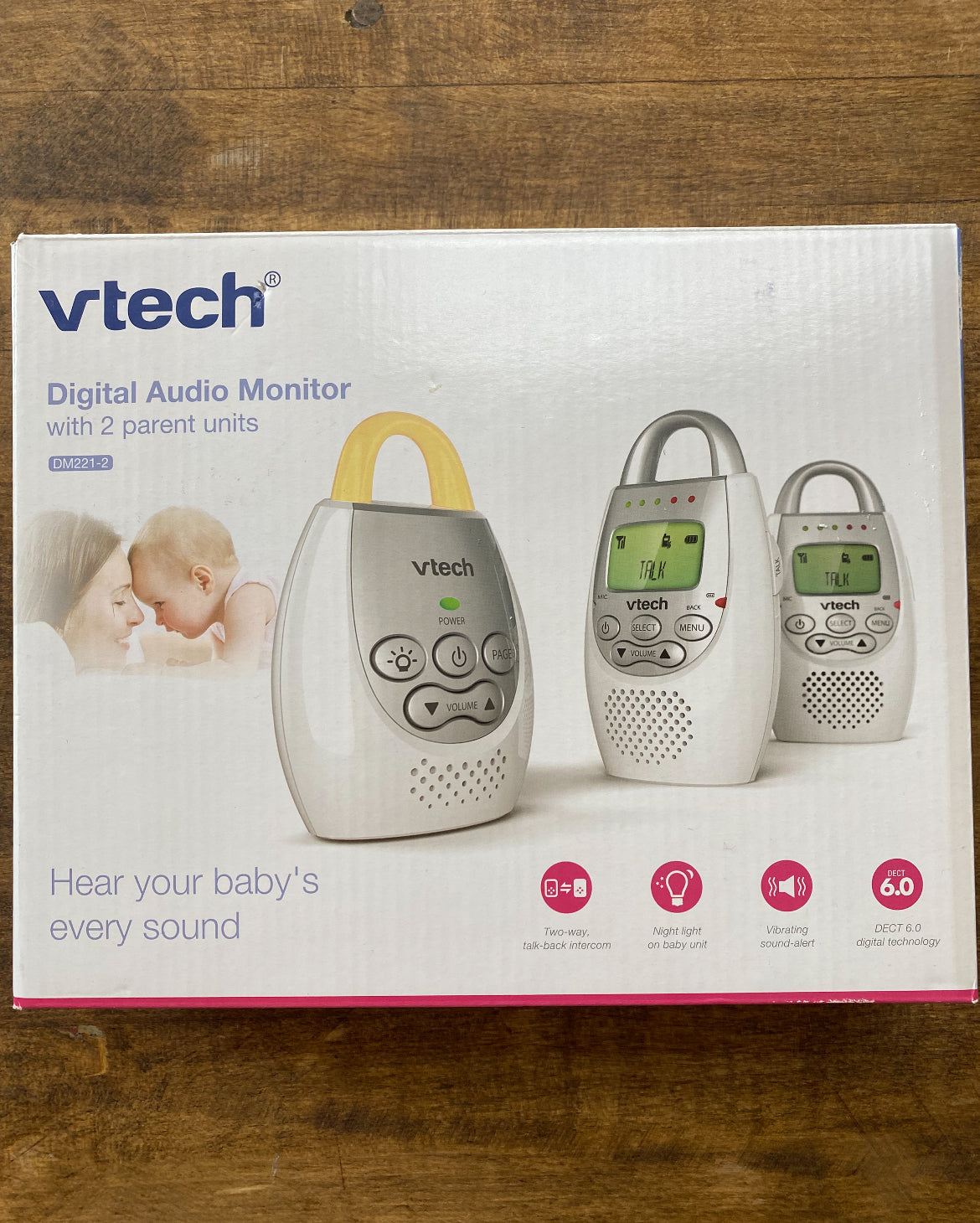 VTech DM223-2 Audio Baby Monitor with Two Parent Units