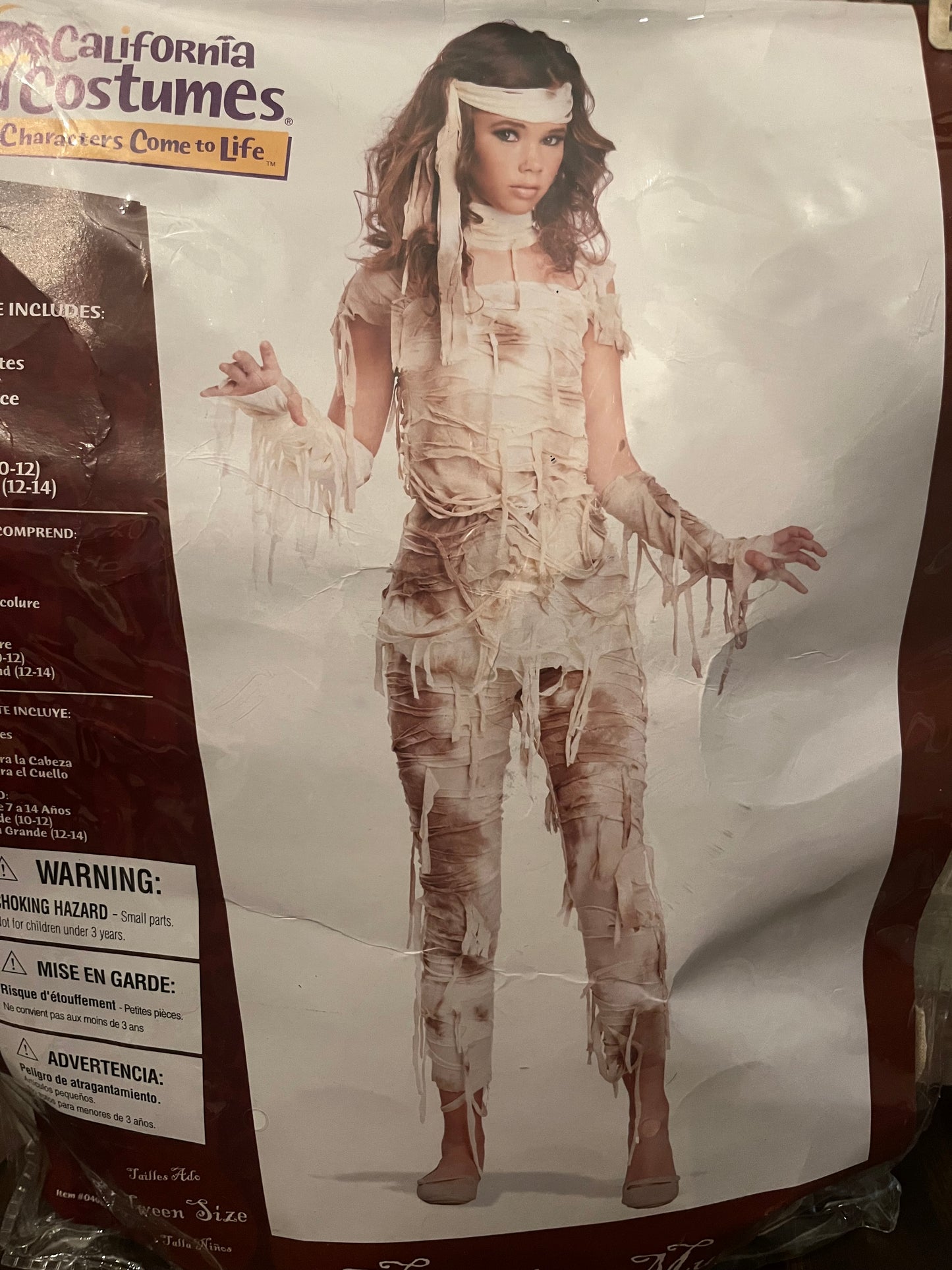 Mummy 12/14 Costume