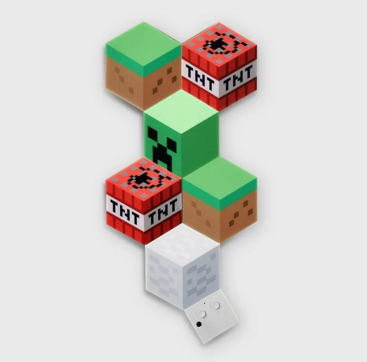 Minecraft MOB and Blocks LED RGBPanel Set of 6 Novelty Wall Lights