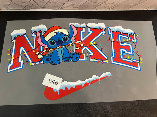 Custom Disney Stitch Christmas Nike shirt top
