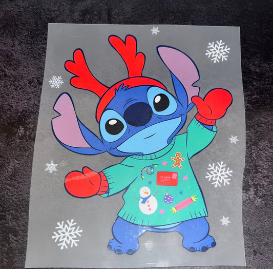 Custom Shirt Design- Stitch Christmas- All sizes available
