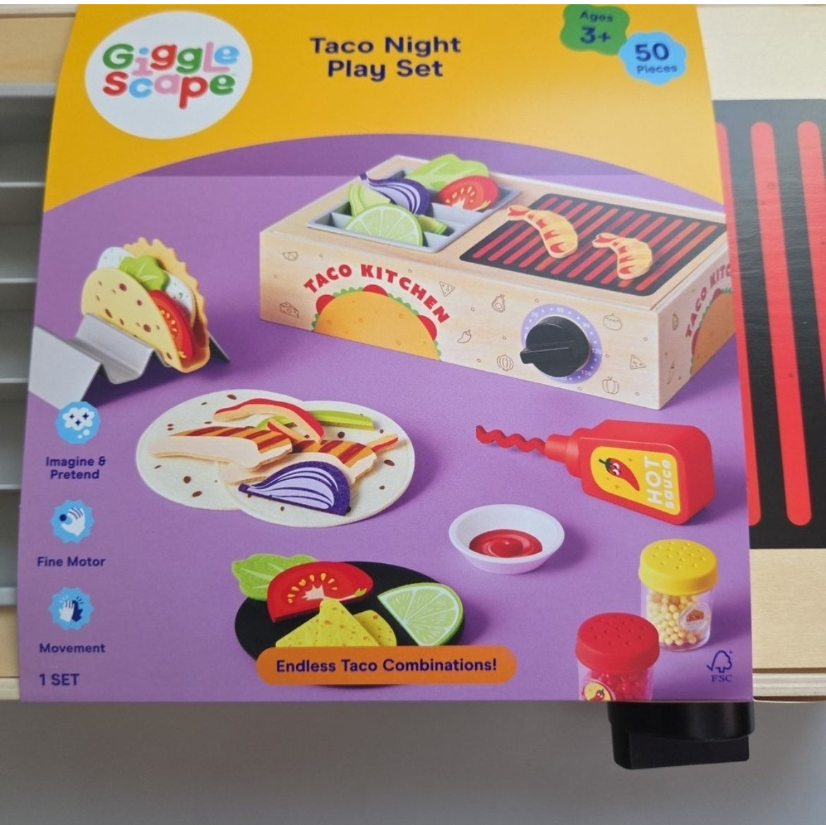 Gigglescape Taco Night Play Set
