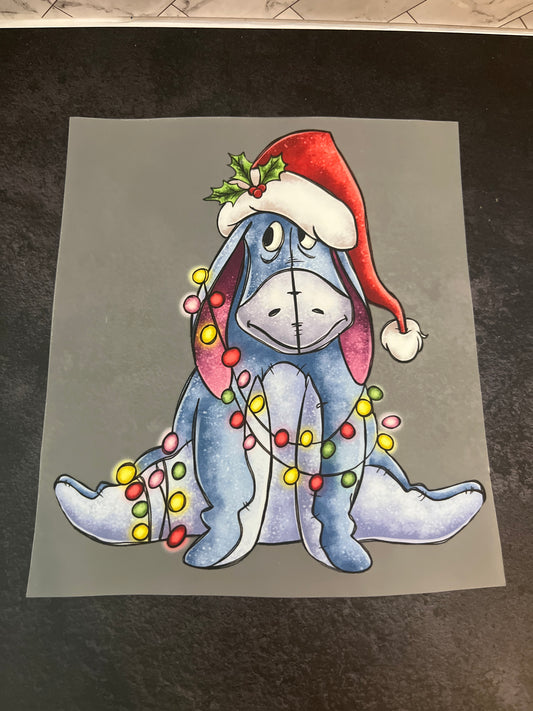 Custom made Eeyore Christmas Winnie the Pooh shirt top