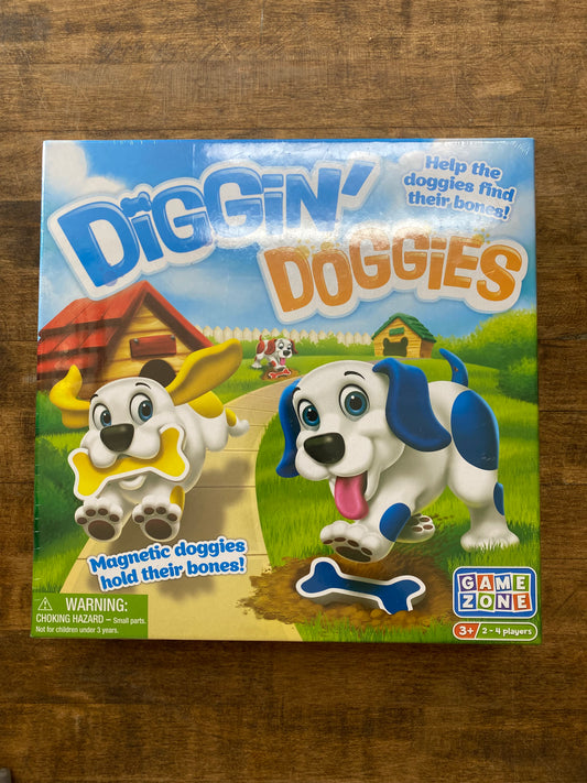 Game Zone Diggin’ Doggies Board & Memory Game for Children ages 3 and above