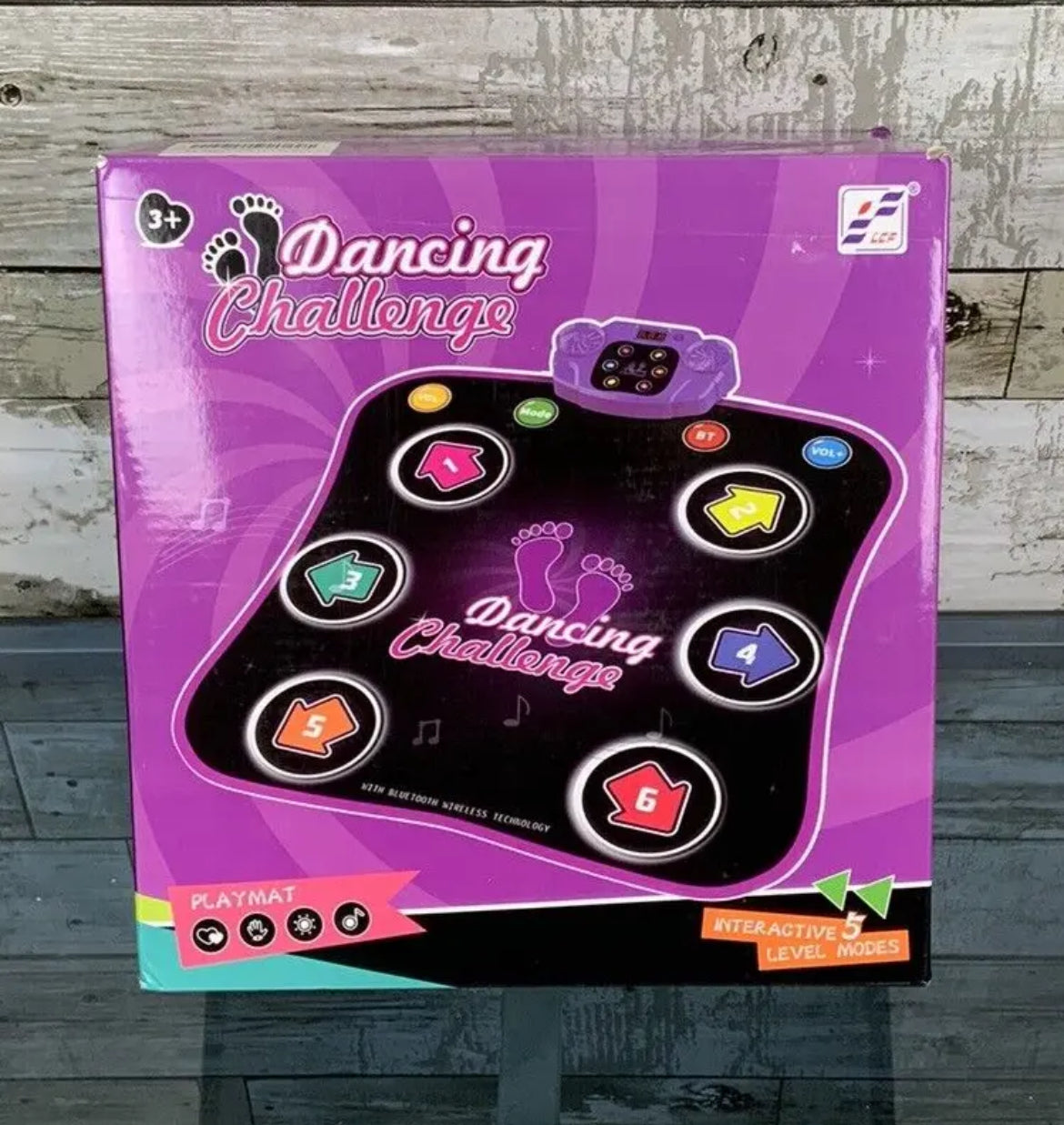 Dance Mat Dancing Challenge 5 Level Modes LED Lights for Kids