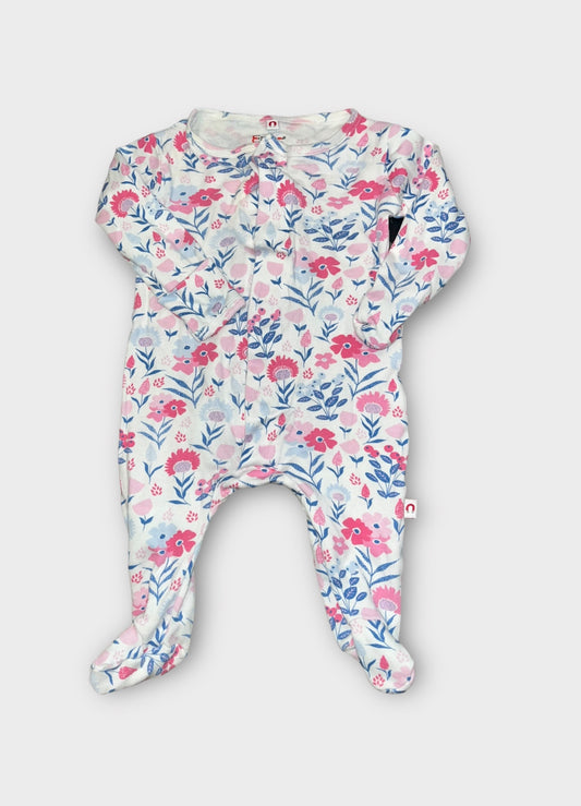 E=mc2 Floral Magnetic Sleepwear 0/3M