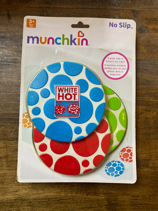 Munchkin Bathtub Grippy Dots, 6 Count