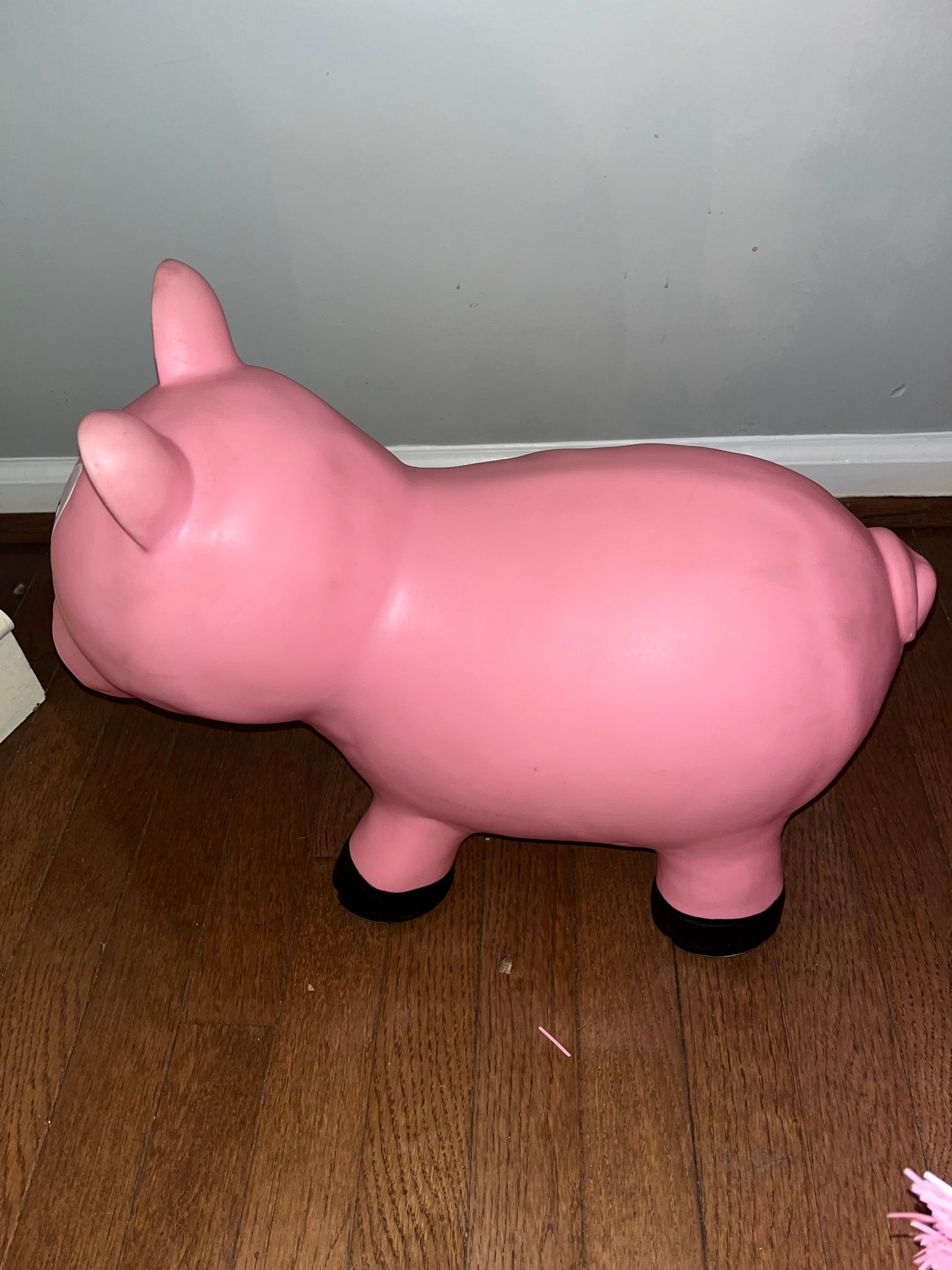 Farm Hoppers Inflatable Bouncing Pink Pig