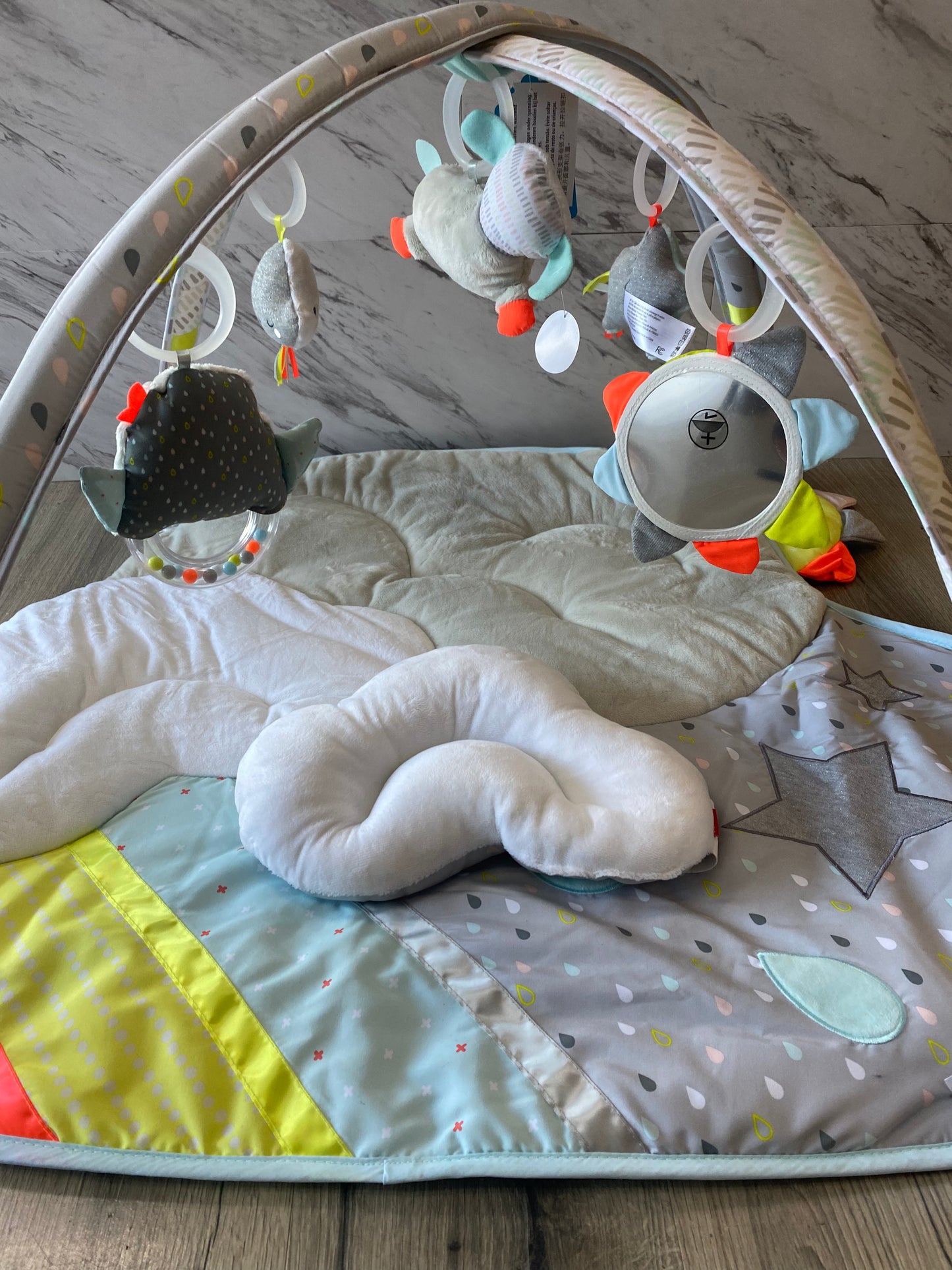 Skip Hop Baby Play Gym and Infant Playmat Silver Lining Cloud