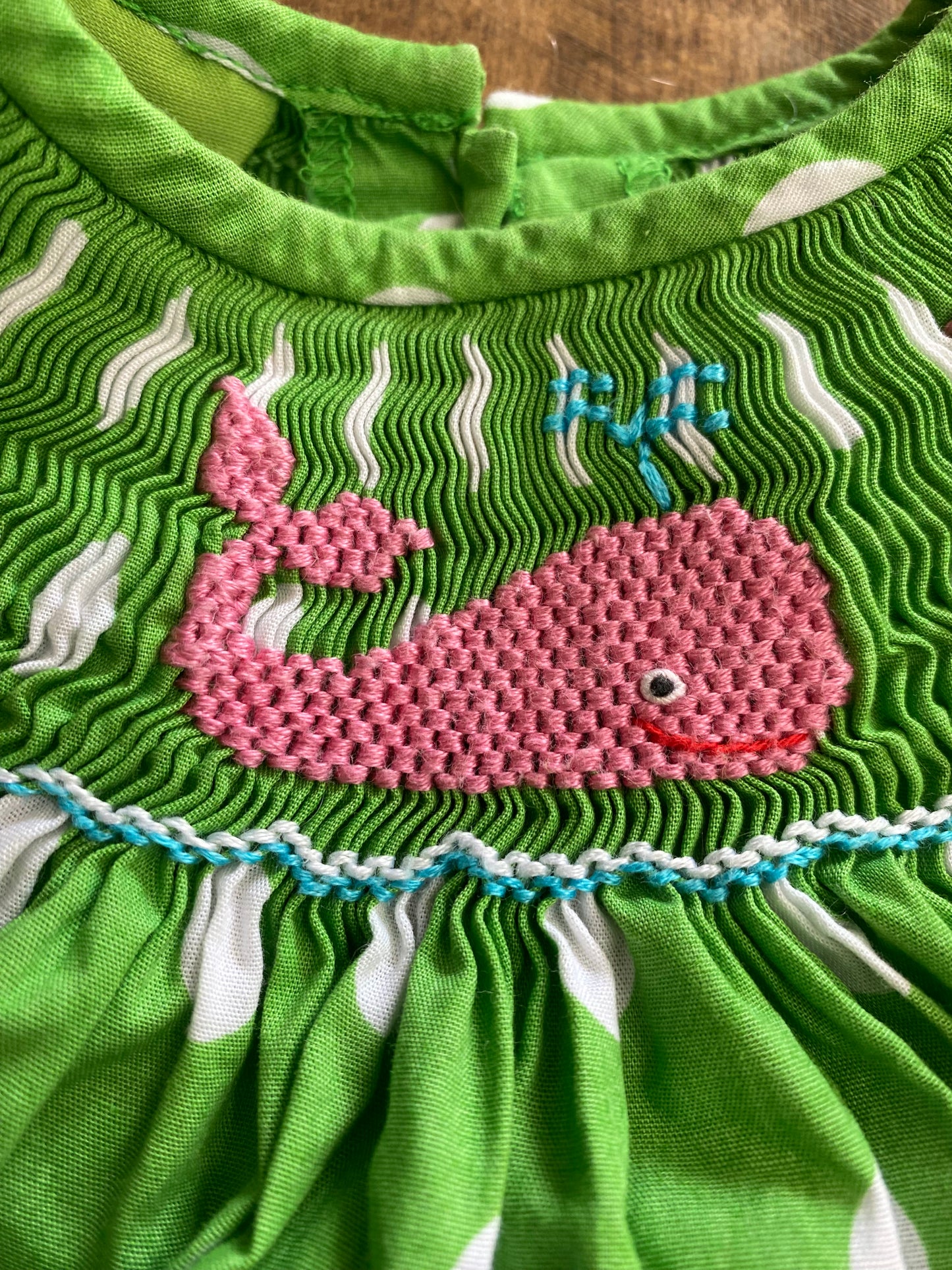 Smocked Whimsy 12M Dress