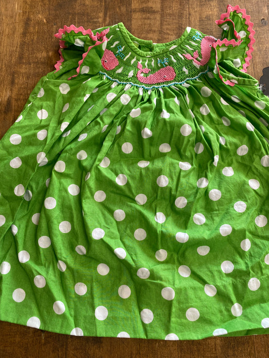 Smocked Whimsy 12M Dress