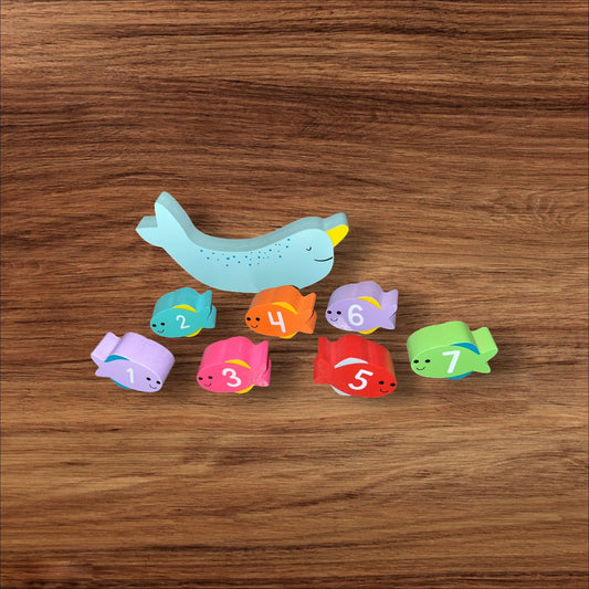 Ankyo Wooden Fish Building Blocks