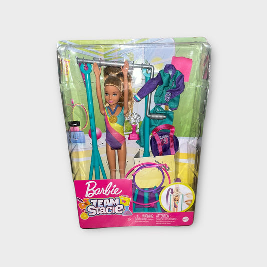 Barbie Team Stacie Doll Gymnastics Playset with Accessories