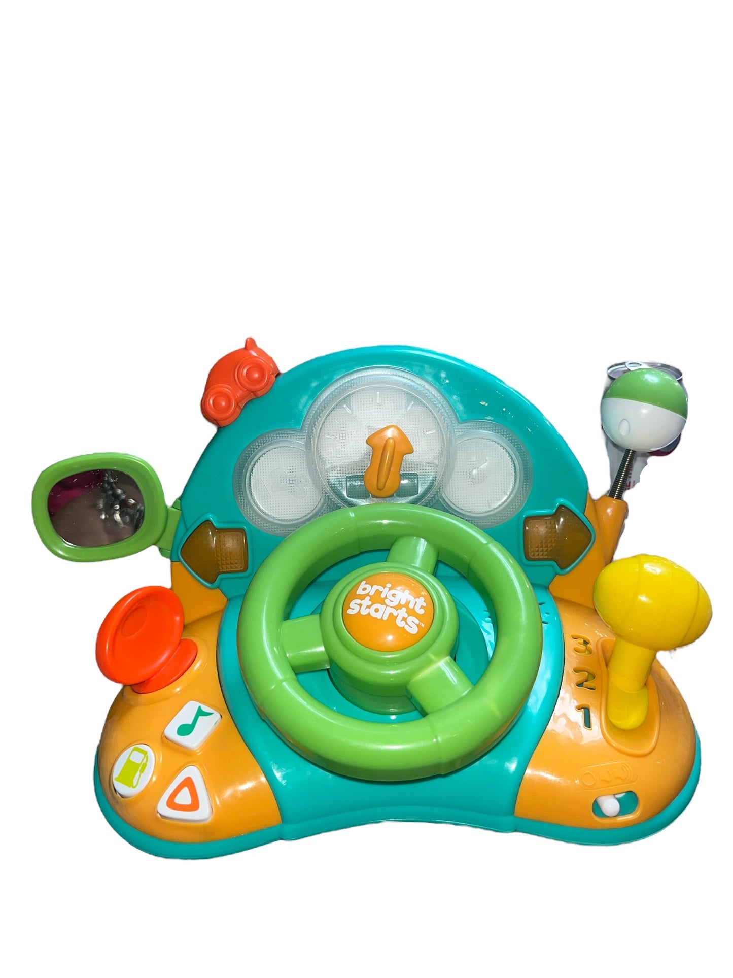 Bright Starts Lights & Colors Driver Steering Wheel Baby Toy