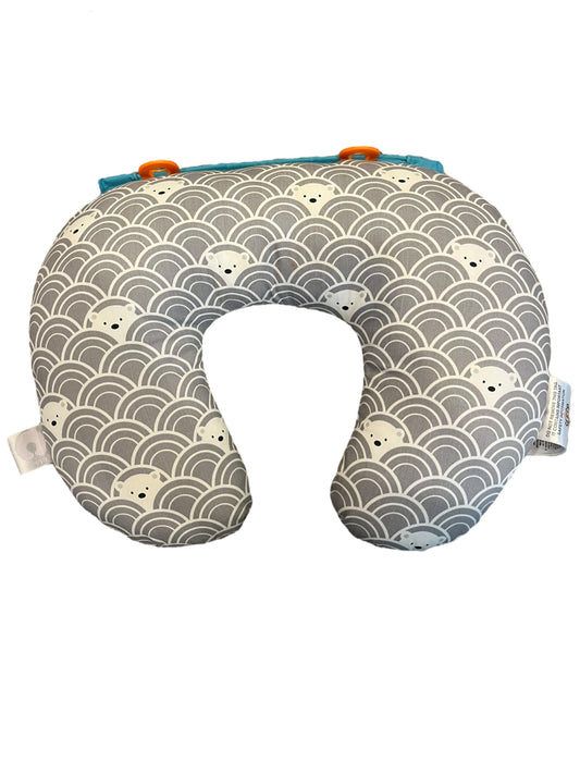 Boppy Tummy Time Pillow Grey & White Polar Bear