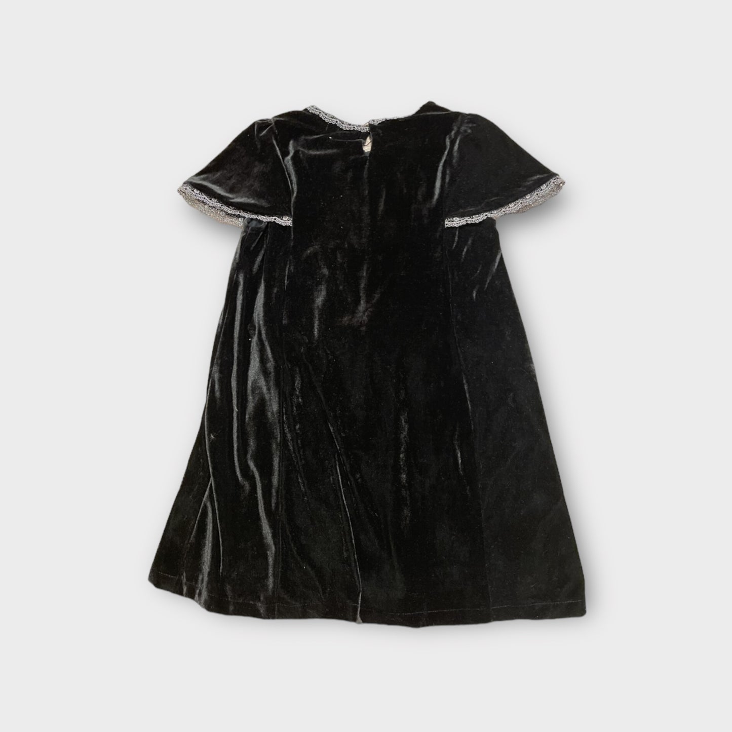 Zara Black Velvet Dress Sz 11/12